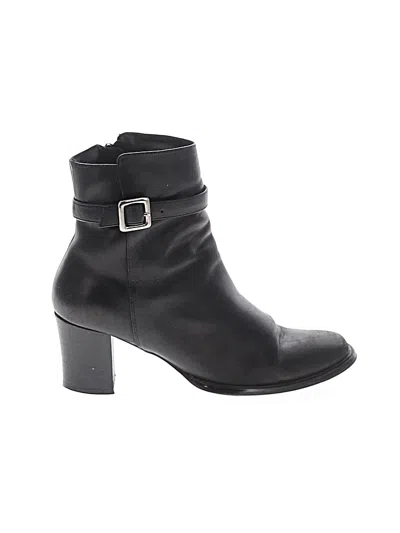 Pre-owned Karen Scott Ankle Boots In Black