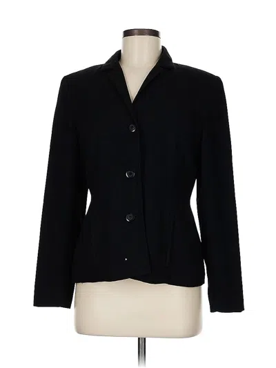 Pre-owned Karen Scott Blazer Jacket In Black