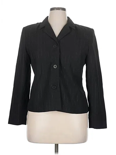 Pre-owned Karen Scott Blazer Jacket In Black