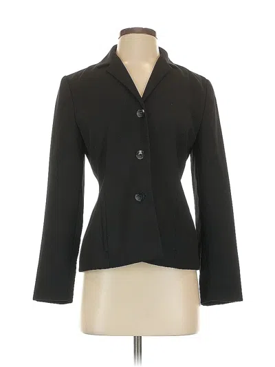 Pre-owned Karen Scott Blazer Jacket In Black