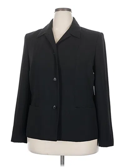 Pre-owned Karen Scott Blazer Jacket In Black
