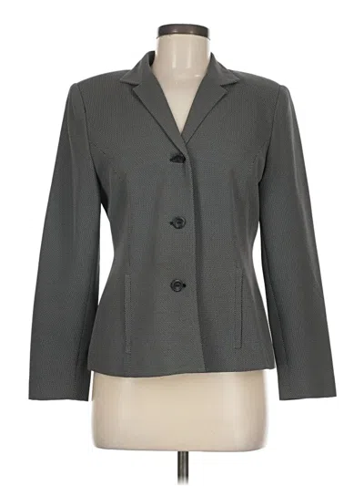 Pre-owned Karen Scott Blazer Jacket In Gray