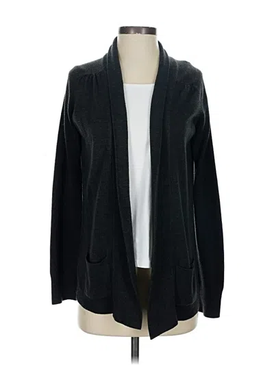 Pre-owned Karen Scott Cardigan Sweater In Black
