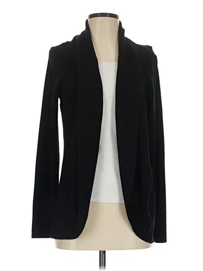 Pre-owned Karen Scott Cardigan Sweater In Black