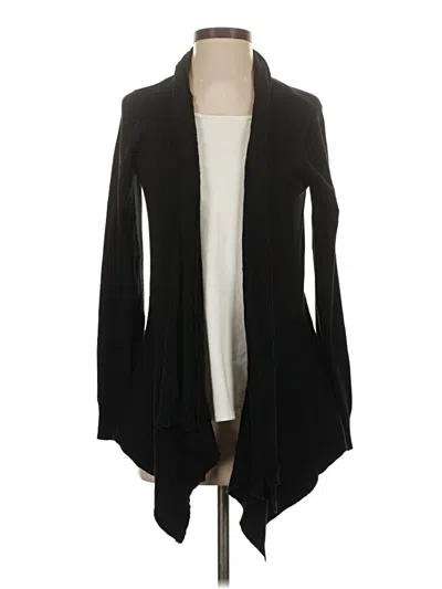 Pre-owned Karen Scott Cardigan Sweater In Black