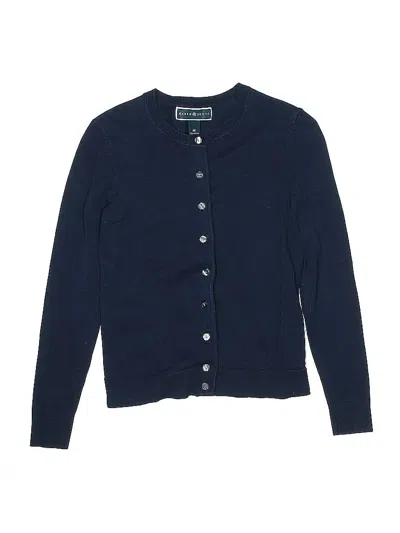 Pre-owned Karen Scott Kids' Cardigan Sweater In Blue