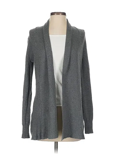 Pre-owned Karen Scott Cardigan Sweater In Gray