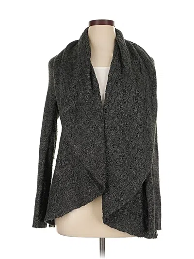 Pre-owned Karen Scott Cardigan Sweater In Gray