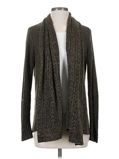 Pre-owned Karen Scott Cardigan Sweater In Gray