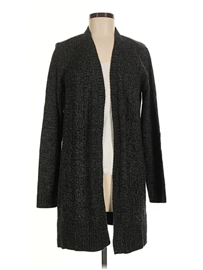 Pre-owned Karen Scott Cardigan Sweater In Gray