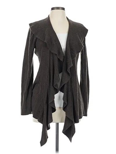 Pre-owned Karen Scott Cardigan Sweater In Gray