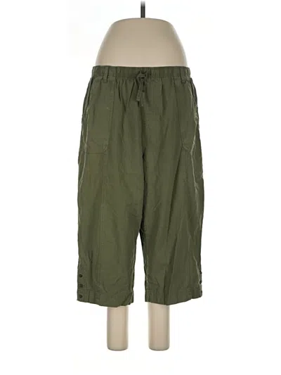 Pre-owned Karen Scott Cargo Pants In Green