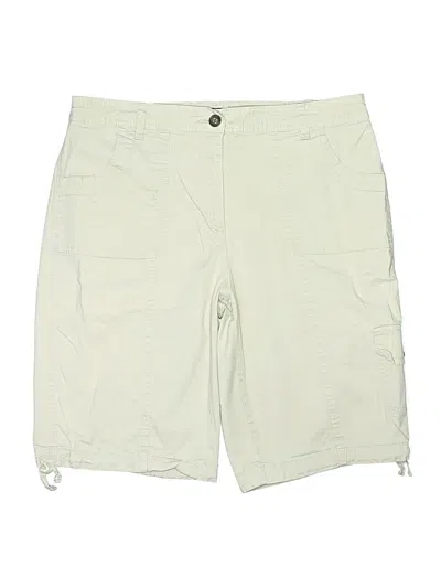 Pre-owned Karen Scott Cargo Shorts In Green