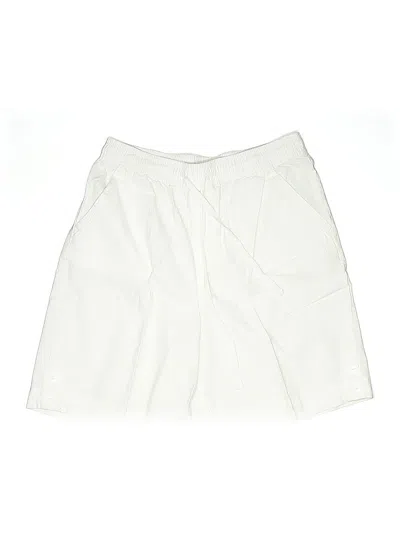 Pre-owned Karen Scott Cargo Shorts In White
