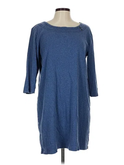 Pre-owned Karen Scott Casual Dress In Blue
