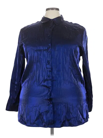 Pre-owned Karen Scott Casual Dress In Blue