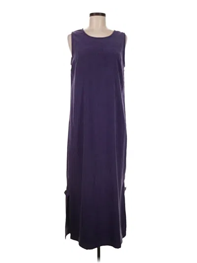 Pre-owned Karen Scott Casual Dress In Purple