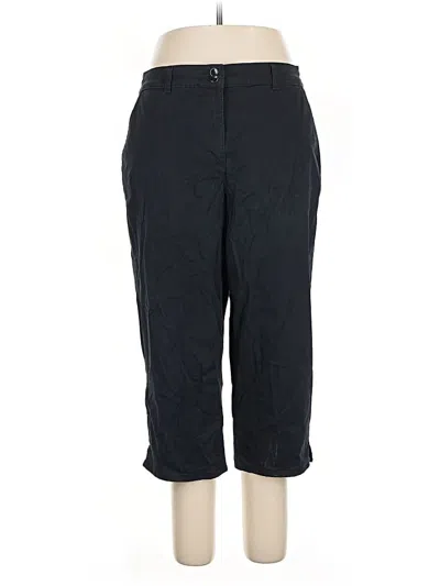 Pre-owned Karen Scott Casual Pants In Black