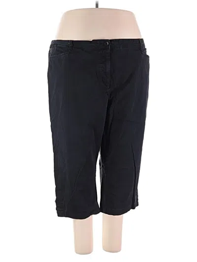 Pre-owned Karen Scott Casual Pants In Black