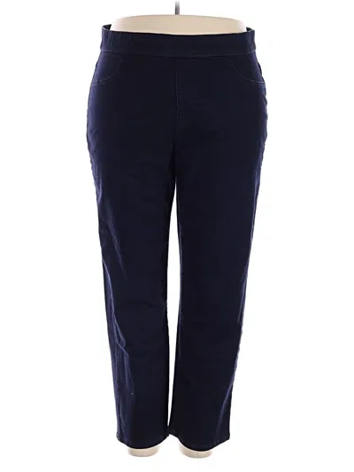 Pre-owned Karen Scott Casual Pants In Blue