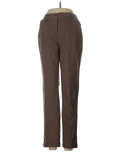 Pre-owned Karen Scott Casual Pants In Brown