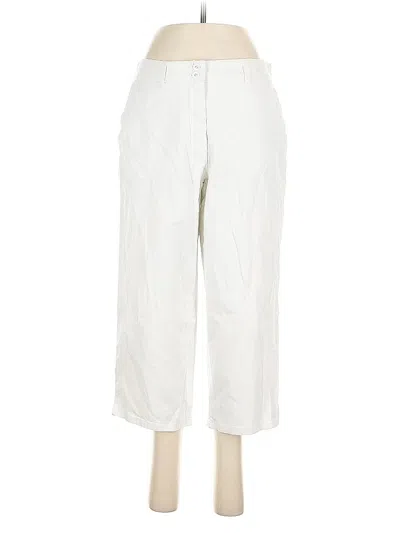 Pre-owned Karen Scott Casual Pants In White