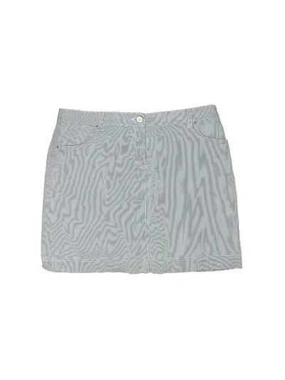 Pre-owned Karen Scott Casual Skirt In Gray