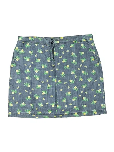 Pre-owned Karen Scott Casual Skirt In Green