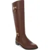 Karen Scott Deliee 2 Womens Zipper Round Toe Riding Boots In Green