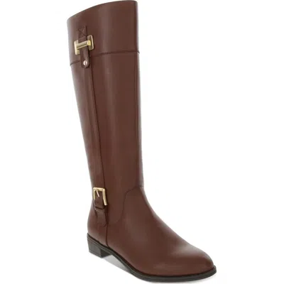 Karen Scott Deliee 2 Womens Zipper Round Toe Riding Boots In Green