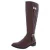 Karen Scott Deliee Womens Wide Calf Riding Boots In Green