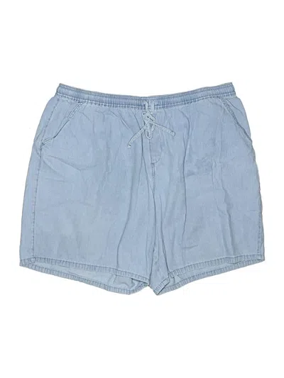 Pre-owned Karen Scott Denim Shorts In Blue
