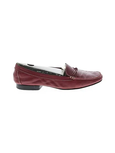 Pre-owned Karen Scott Flats In Red