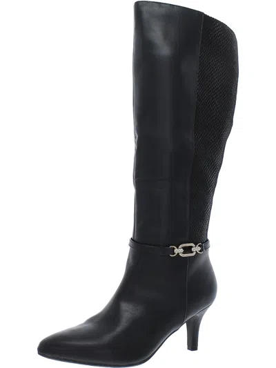 Karen Scott Freyln Womens Manmade Thigh-high Boots In Multi