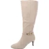 Karen Scott Hanna Womens Leather Tall Mid-calf Boots