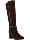 Karen Scott Isalee Womens Faux Suede Almond Toe Mid-calf Boots In Multi
