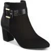 Karen Scott Ivyy Womens Pull On Snake Print Booties In Multi