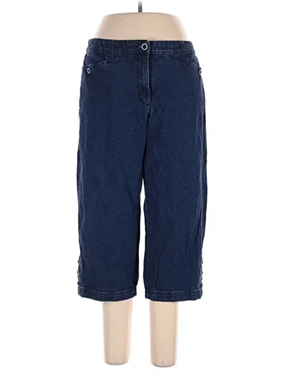 Pre-owned Karen Scott Jeans In Blue