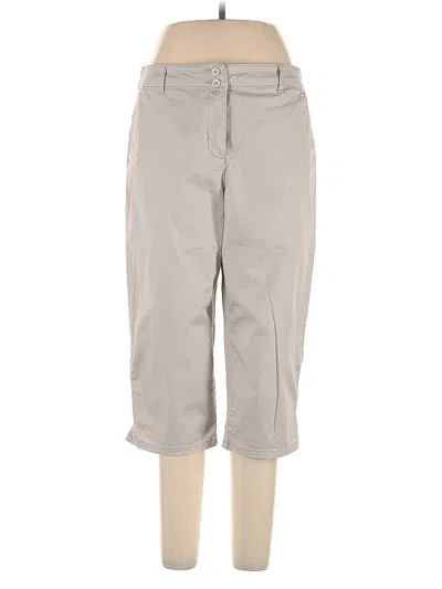 Pre-owned Karen Scott Khaki Pant