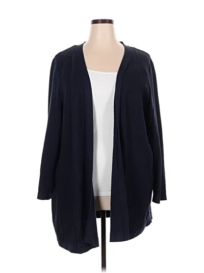 Pre-owned Karen Scott Kimono In Blue