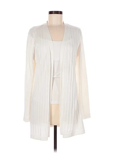 Pre-owned Karen Scott Kimono In Ivory