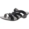 Karen Scott Kssemet2 Womens Rhinestone Manmade Slide In Black