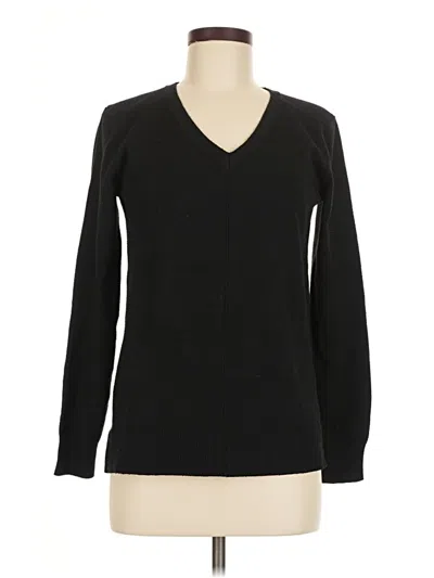 Pre-owned Karen Scott Pullover Sweater In Black