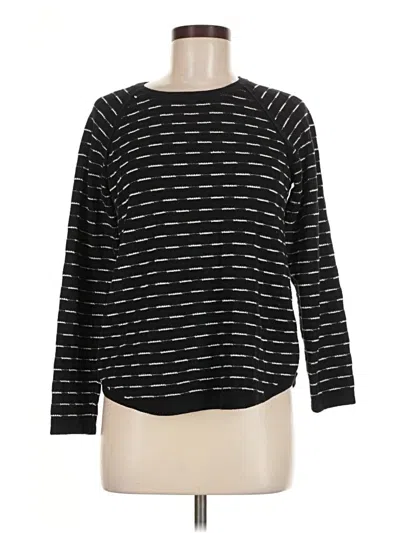Pre-owned Karen Scott Pullover Sweater In Black