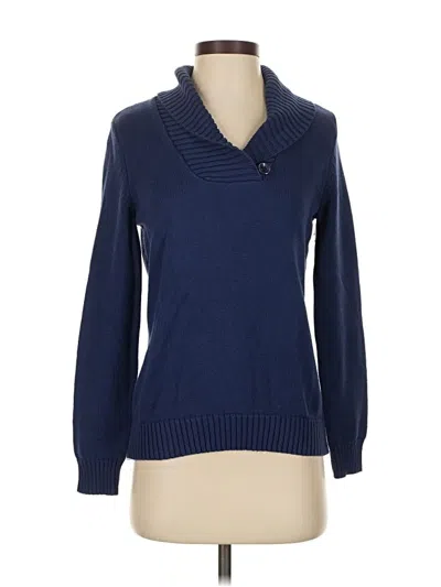 Pre-owned Karen Scott Pullover Sweater In Blue