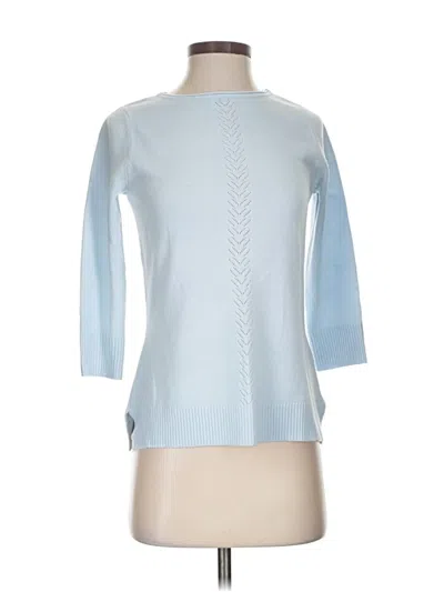 Pre-owned Karen Scott Pullover Sweater In Blue