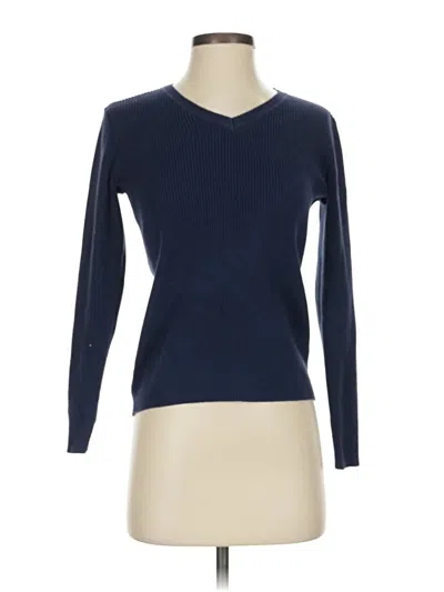 Pre-owned Karen Scott Pullover Sweater In Blue