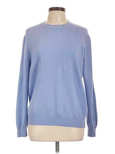 Pre-owned Karen Scott Pullover Sweater In Blue