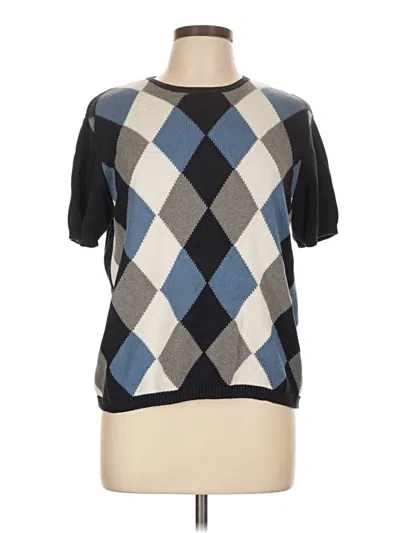Pre-owned Karen Scott Pullover Sweater In Blue