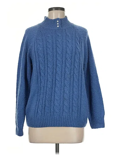 Pre-owned Karen Scott Pullover Sweater In Blue
